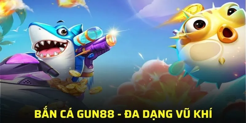 Có nhiều loại vũ khí giúp bạn sử dụng để săn nhiều cá hơn